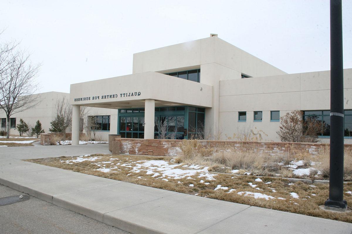 Exterior shot of the Quality Center for Business